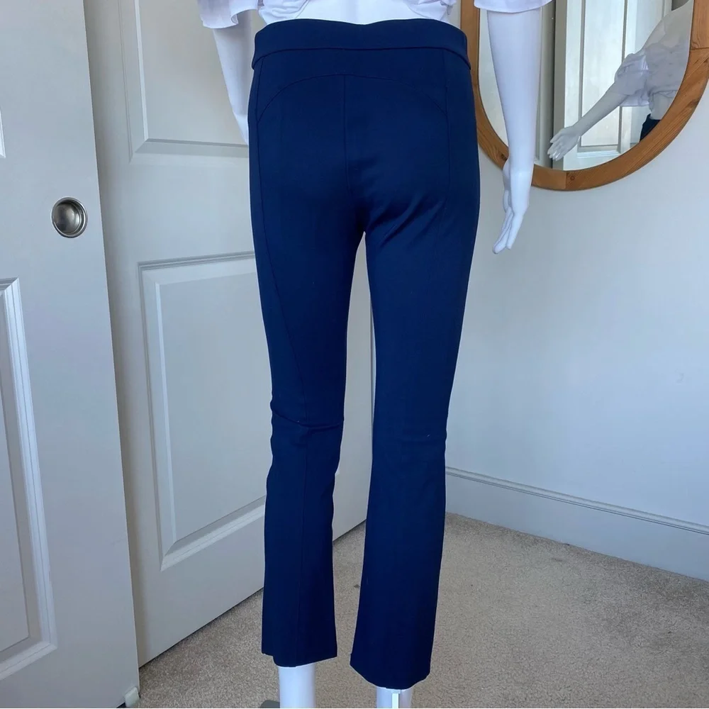 TORY BURCH BLUE STRETCH PANTS, SIZE XS